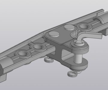 3D модель Поперечина с вилкой (задняя навеска БЕЛАРУС 320)