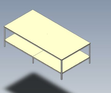 3D модель Стол раскройный