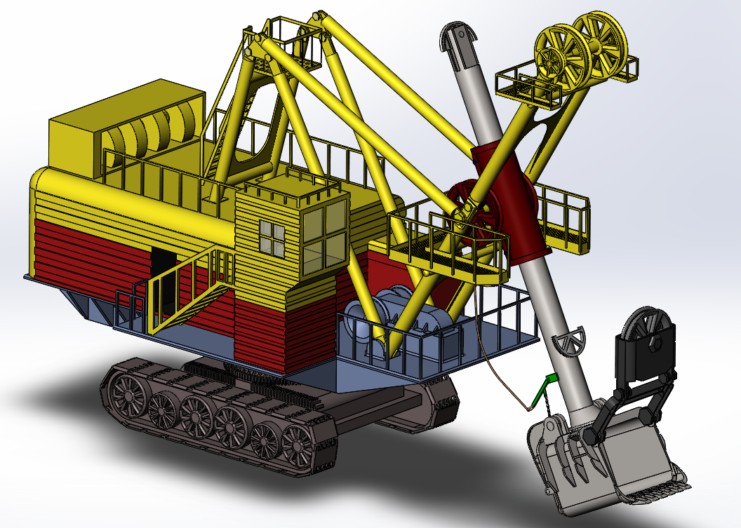 3D модель Экскаватор ЭКГ-10 3D модель