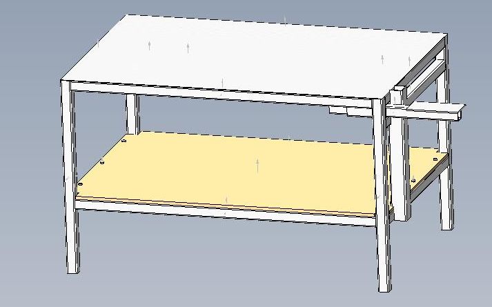 3D модель Верстак для пайки