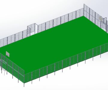 3D модель Универсальная спортивная площадка