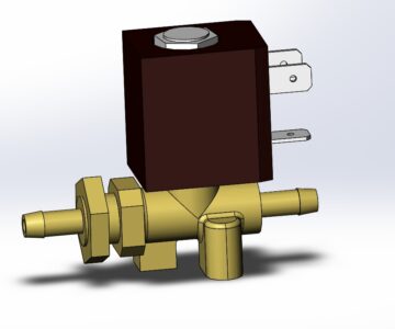 3D модель Клапан DC24V