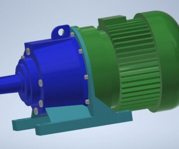 3D модель Мотор-редуктор 3МП-80