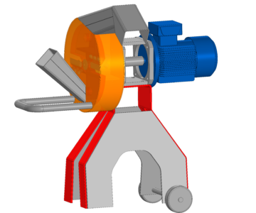 3D модель 3д модель щепореза