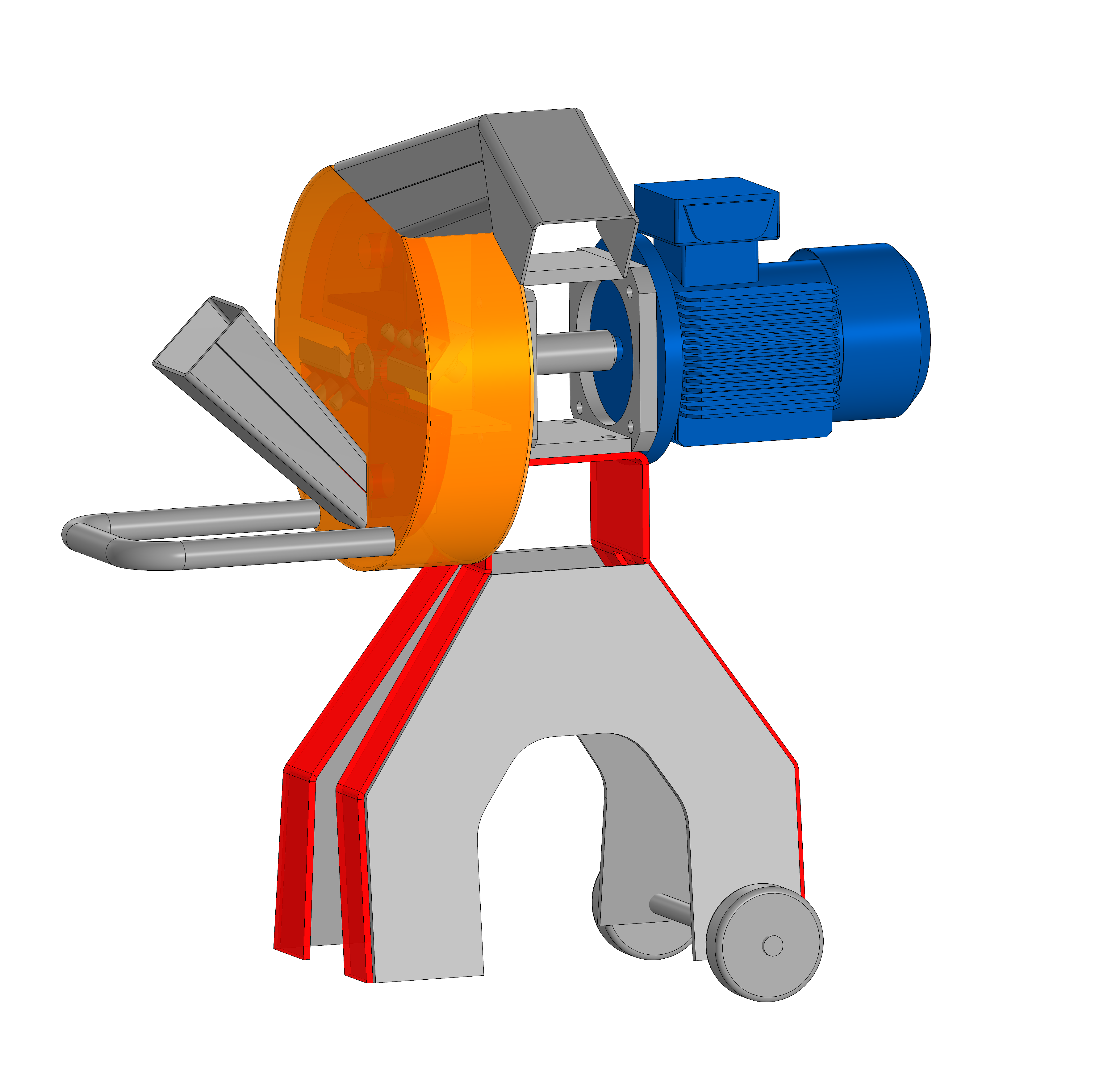 3D модель 3д модель щепореза