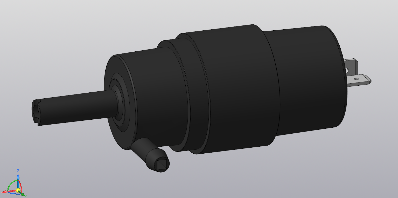 3D модель Насос (помпа) омывателя ВАЗ-2110
