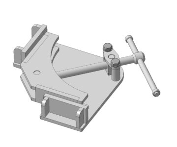 3D модель Тиски угловые