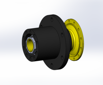 3D модель Ступица ГАЗ-66