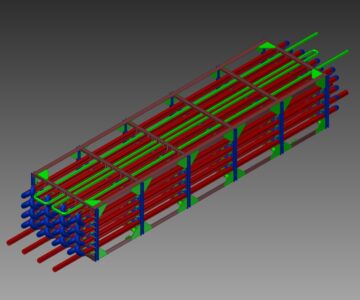 3D модель Змеевик подогревателя нефти 3D Модель