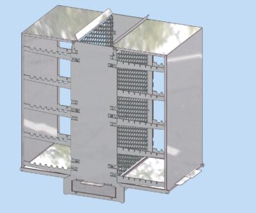 3D модель Вертикальный мангал 650х360х670 мм