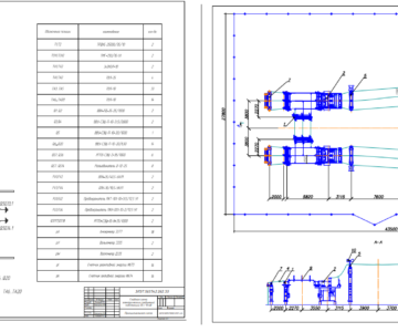Чертеж Проектирование электрической части районной понизительной подстанции 35/10 кВ