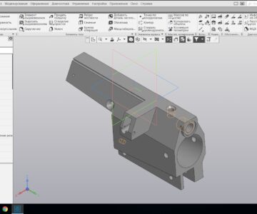 3D модель Ствольная коробка ИЖ-61