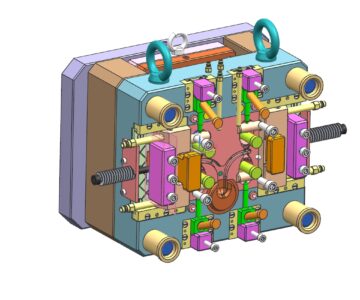 3D модель Пресс-форма для соединителя канатного