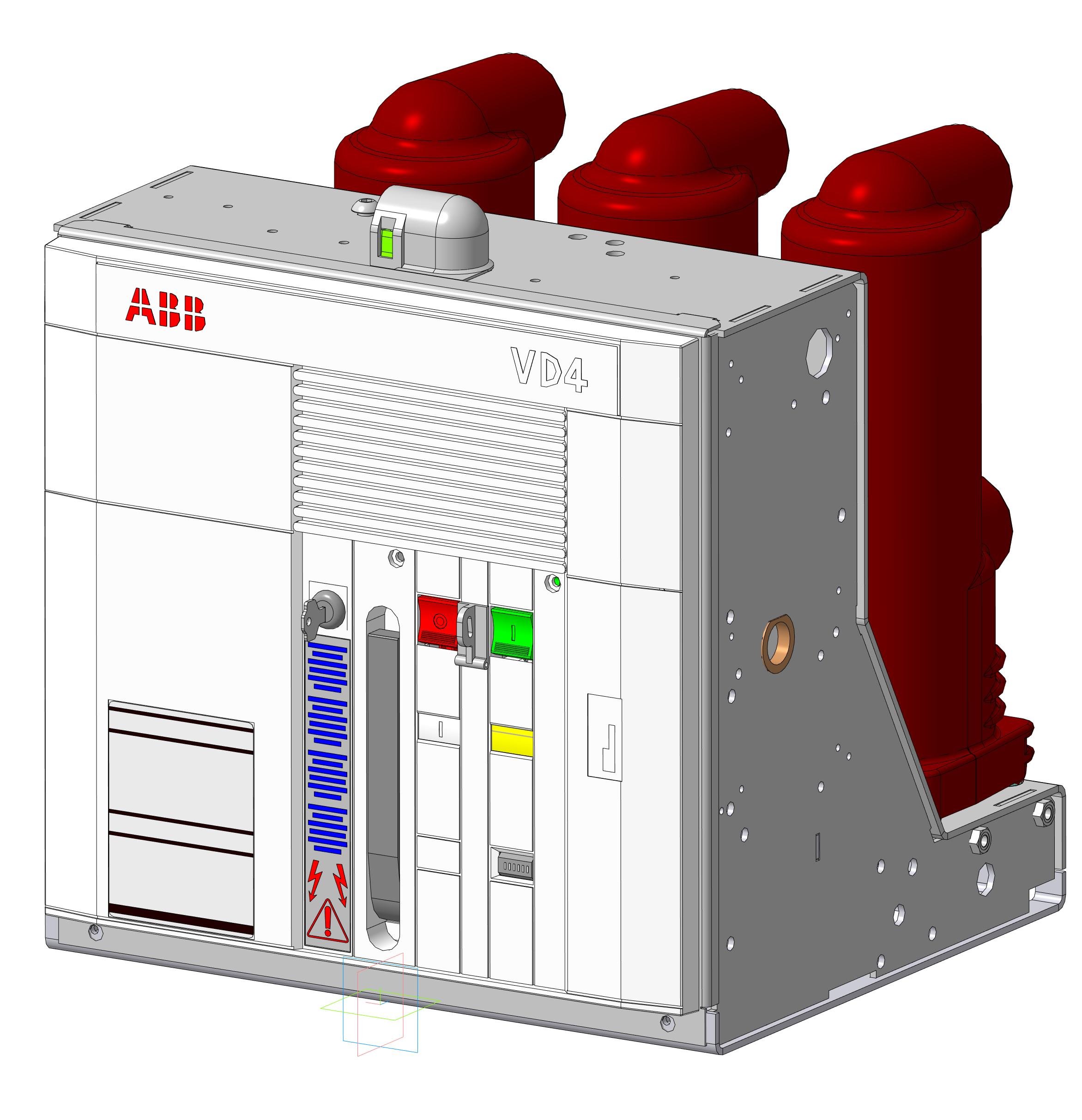 3D модель Выключатель VD-4 TN7405 STEP 3D Models