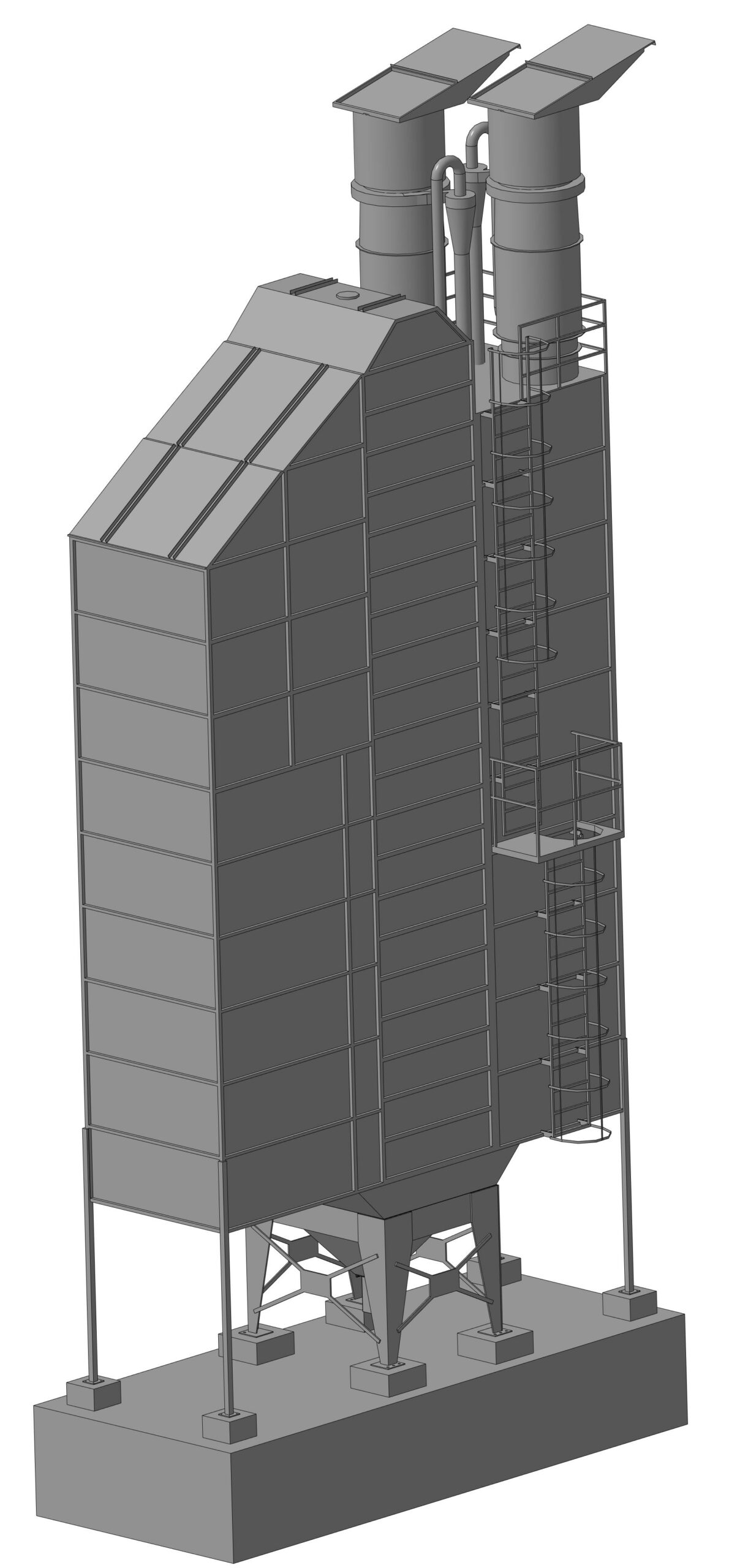 3D модель Зерносушилка BRICE BAKER BB.SCN-10/24