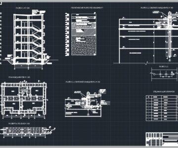 Чертеж Проектирование оснований и фундаментов (5-этажная блок-секция на 10 квартир)