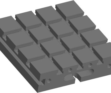 3D модель УСП-110 (240х240х60)