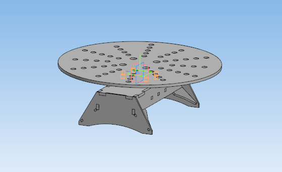 3D модель Стол сварочный поворотный