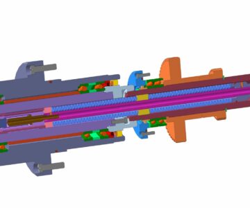 3D модель Шпиндельный узел шлифовального станка 3д сборка