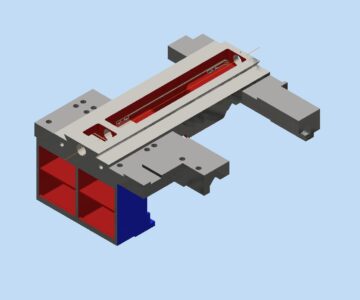 3D модель Разводка импульсной смазки направляющих каретки станка 1Н65 с ЧПУ