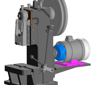 3D модель Пресс эксцентриковый настольный