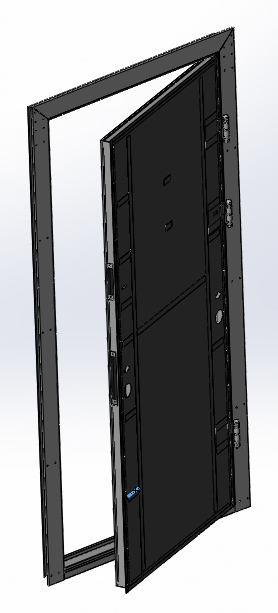 3D модель Дверной блок 960_2050