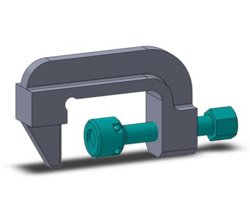 3D модель Струбцина 30мм