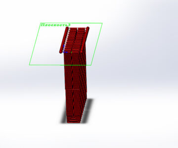 3D модель Ширмовый пароперегреватель котельного агрегата БКЗ-220-100