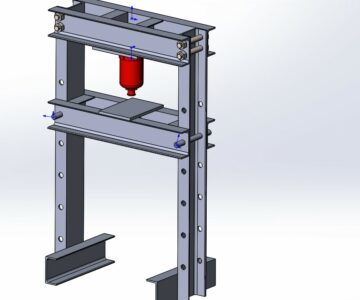 3D модель Пресс для СТО