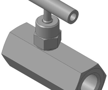 3D модель Вентиль прямоточный ВПЭМ КЗ