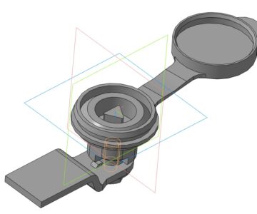 3D модель Замок почтового ящика