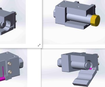 3D модель Блок автоматической подачи заготовок для обработки на станке HEADMAN HC-40 с ЧПУ