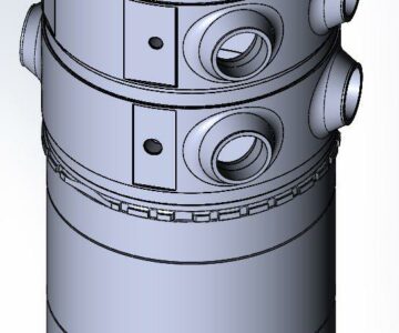 3D модель Модель корпуса реактора ВВЭР-1000
