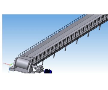 3D модель 3Д-модель ленточного конвейера ЛЛТ 1000А-2ПК