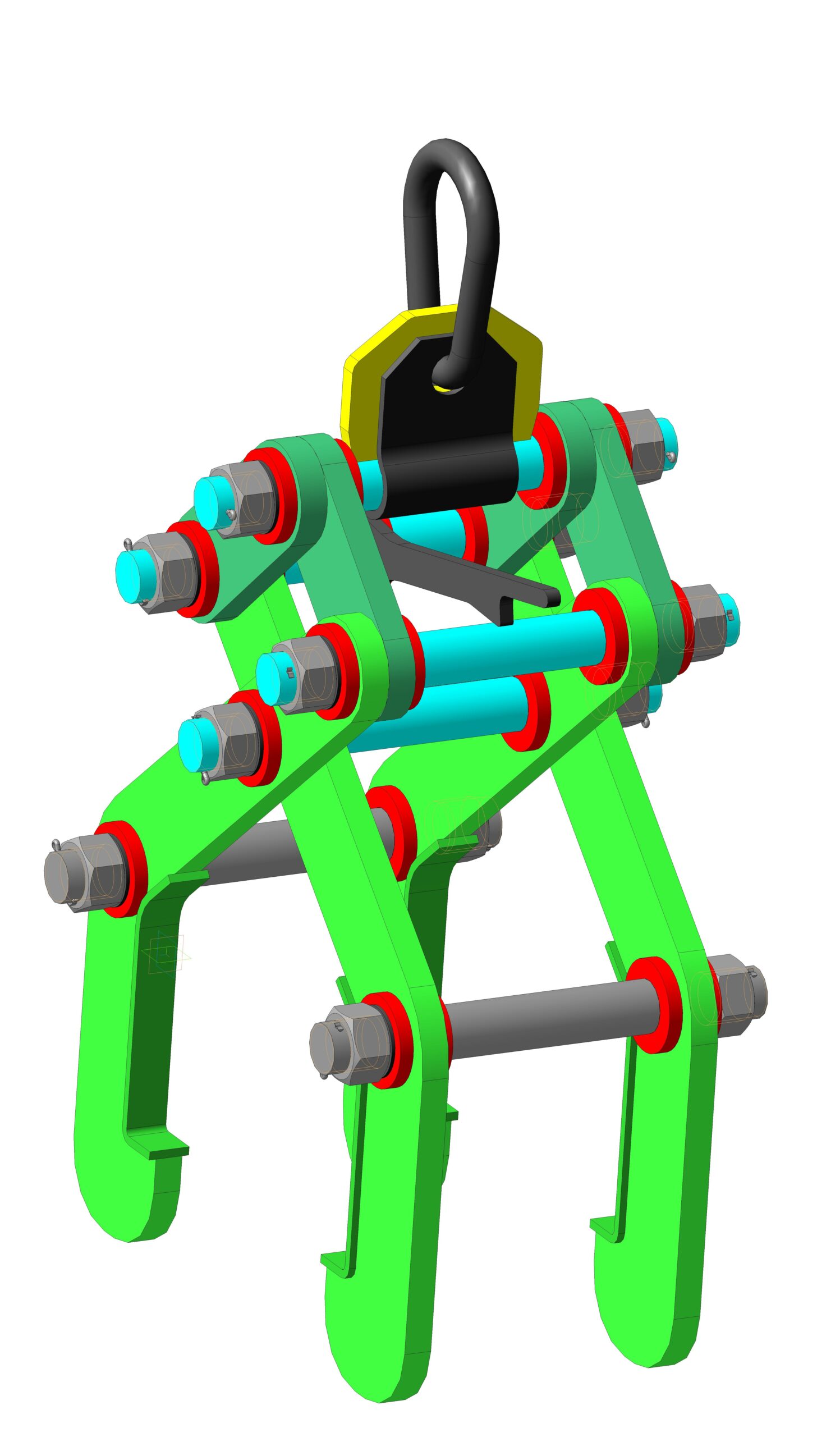 3D модель Захват Q=8т