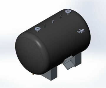 3D модель Электроводонагреватель V=2000л.