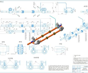 3D модель Узел учета расхода газа АГРС-100