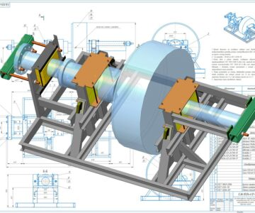 3D модель Стенд для транспортировки ротора