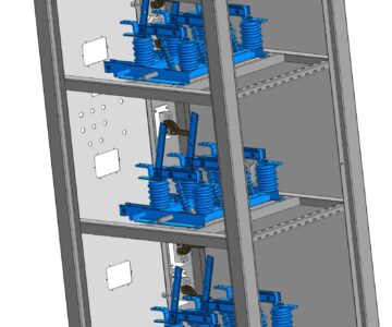 3D модель Каркас высоковольтного шкафа