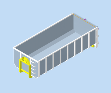 3D модель Контейнер мультилифт по стандарту SS3021