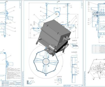 3D модель Центрифуга для мойки пластика