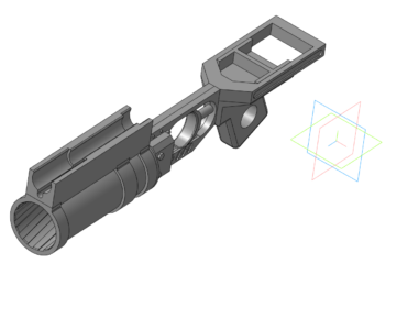 3D модель 3D модель (макет) подствольного гранатомета ГП-25