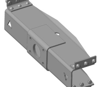 3D модель Поперечина рамы задняя КАМАЗ