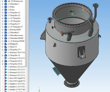 3D модель Корпус 1 куб.м