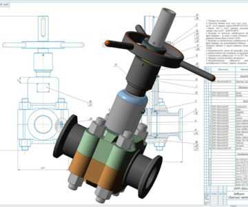 3D модель Задвижка ЗПРМ 100х40