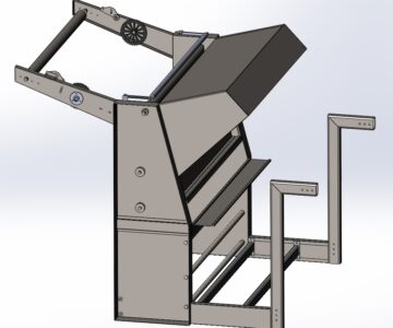 3D модель Штопка свето-табло для инспекции вельвета