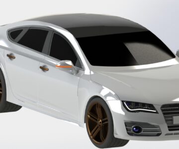 3D модель Трехмерная модель автомобиля Audi A7