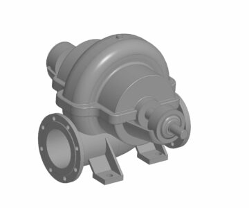 3D модель Центробежный насос 1д200-90