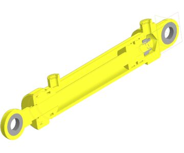 3D модель Гидроцилиндр Ц40х160.010