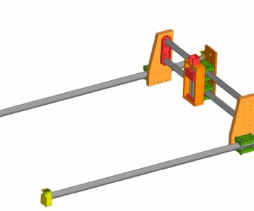 3D модель Механическая часть станка с ЧПУ